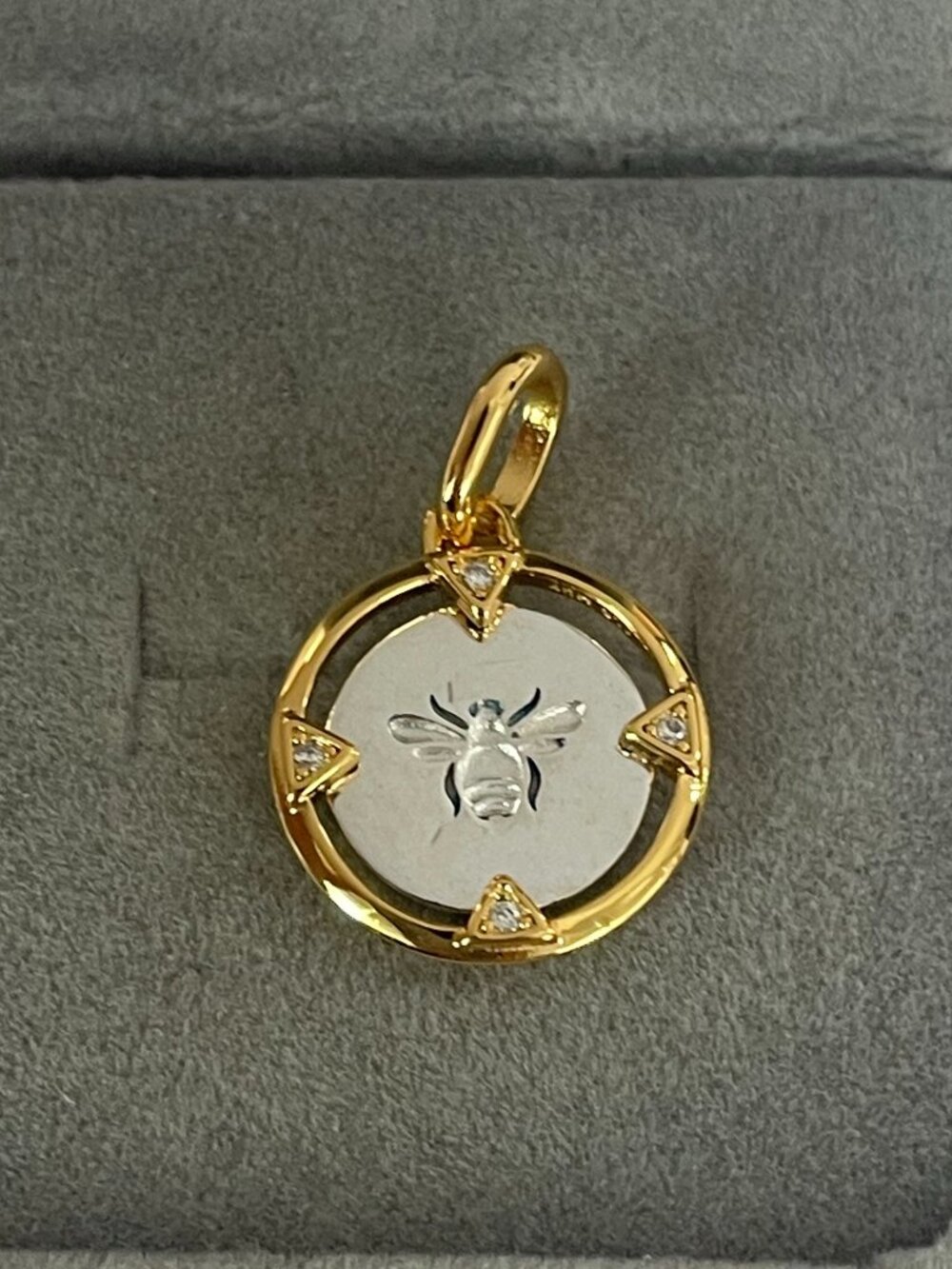 Pandora Me Bee Medallion Charm - Pandora Shine